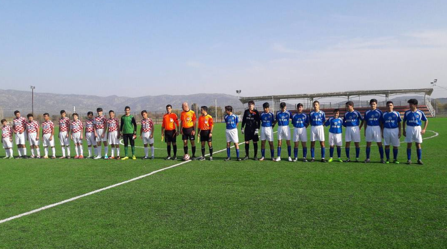 U-16 Futbol Takımımız, ilk maçında galibiyetle tanıştı